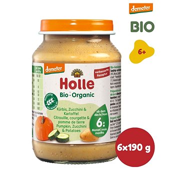 Holle Bio Cuketa a tekvica so zemiakmi 6 ks - Príkrm