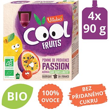 Vitabio Organic Fruit Capsules Cool Fruits Apple Passion Fruit Banana And Acerola 4 90 G Meal Pocket Alza Sk