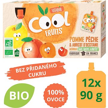 Vitabio Organic Fruit Capsules Cool Fruits Apple Peach Apricot And Acerola 12 90 G Meal Pocket Alza Sk