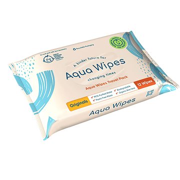 Aqua Wipes EKO Vlhčené obrúsky 12 ks - Detské vlhčené obrúsky