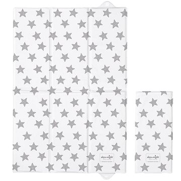 Ceba prebaľovacia podložka cestovná 60 × 40 cm, Day & Night Hviezdičky - Prebaľovacia podložka