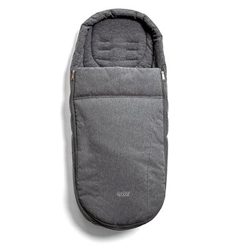 mamas and papas footmuff grey twill