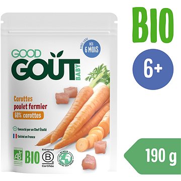 Good Gout BIO Mrkva s farmárskym kuriatkom (190 g) - Príkrm