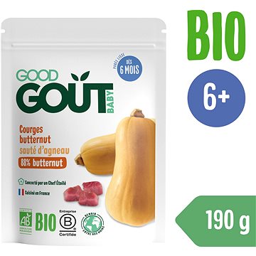 Good Gout BIO Maslová tekvica s jahňacím mäsom (190 g) - Príkrm