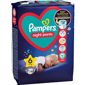 PAMPERS Night Pants veľ. 6 (19 ks)