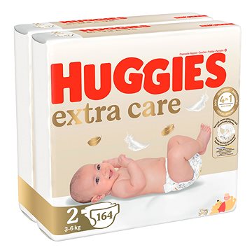 HUGGIES Extra Care veľkosť 2 (164 ks)