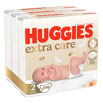 HUGGIES Extra Care veľkosť 2 (246 ks)