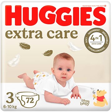 HUGGIES Extra Care veľkosť 3 (72 ks)