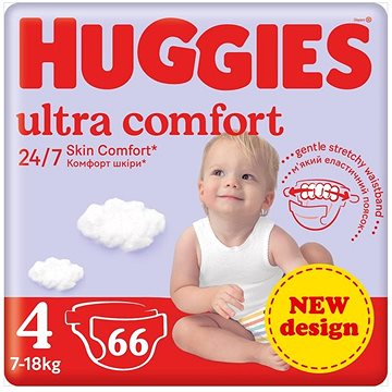 HUGGIES Ultra Comfort Mega 4 (66 ks)