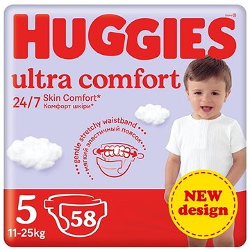 HUGGIES Ultra Comfort Mega 5 (58 ks)