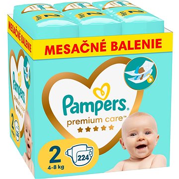 PAMPERS Premium Care veľkosť 2 (224 ks)