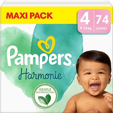 PAMPERS Harmonie veľkosť 4 (74 ks)