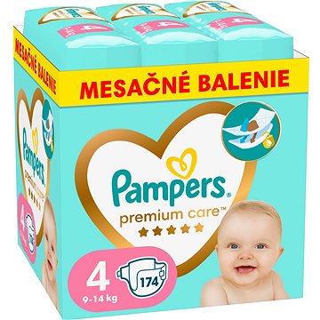 PAMPERS Premium Care veľkosť 4 (174 ks)