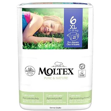 MOLTEX Pure & Nature veľ. 6 (21 ks)