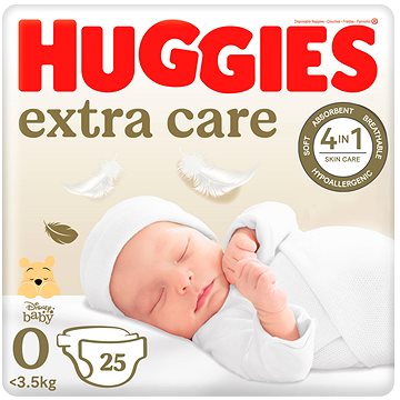 HUGGIES Extra Care veľ. 0 (25 ks)