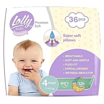 LOLLY BABY Premium soft veľkosť 4 (36 ks)