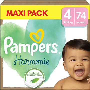 PAMPERS Harmonie Baby veľkosť 4 (74 ks)