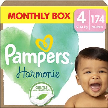 PAMPERS Harmonie Baby veľkosť 4 (174 ks)