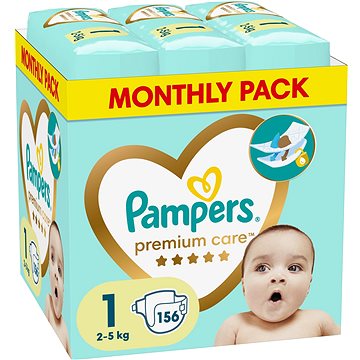 PAMPERS Premium Care veľkosť 1 (156 ks)