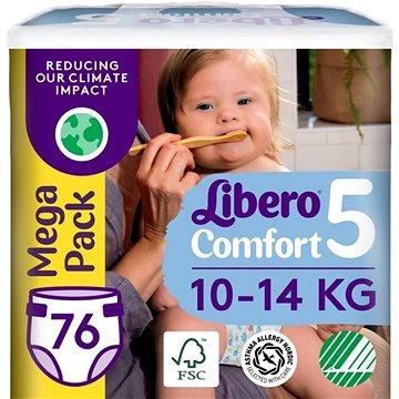 Libero Comfort 5 Mega Pack (76 ks) 10 – 14 kg