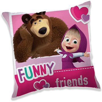 Jerry Fabrics Pillow - Masha and the Bear friends - Pillow 