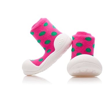 Attipas Big Toe Box Toddler Shoepolka Dot Pink Small (8809344901002)