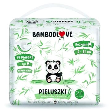 Bamboolove Bambusové plienky veľ. M (24 ks)