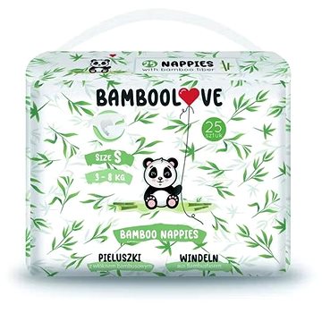 Bamboolove Bambusové plienky veľ. S (25 ks)