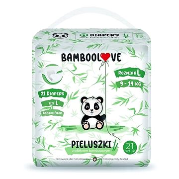 Bamboolove Bambusové plienky veľ. L (21 ks)