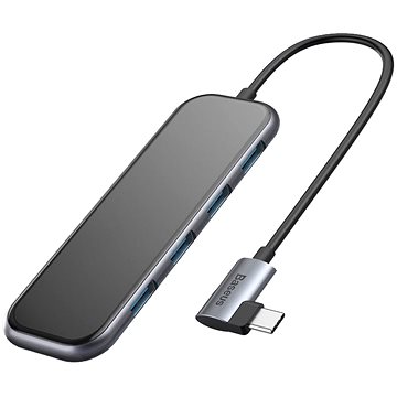 Baseus Multi-functional HUB (USB-C to 4× USB3.0 + PD) Deep gray - USB hub