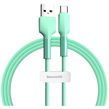 Baseus Silica Gel Cable USB to Type-C (USB-C) 2 m Green - Dátový kábel