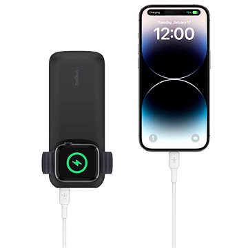 Belkin Bezdrôtové nabíjanie pre Apple Watch + USB-C PowerBanka