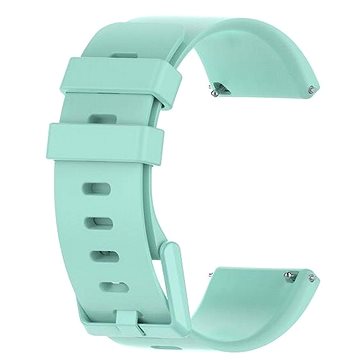 BStrap Silicone na Fitbit Versa/Versa 2 light teal, veľkosť L