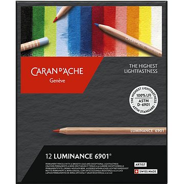 CARAN D\'ACHE Luminance 6901 12 farieb