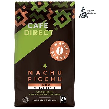 Cafédirect BIO Machu Picchu SCA 82 zrnková káva 750 g