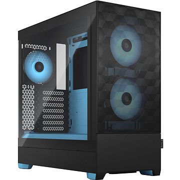 Fractal Design Pop Air RGB Cyan Core TG Clear Tint