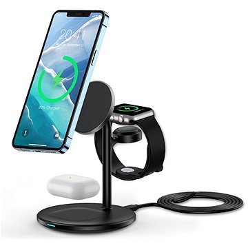 ChoeTech 3 in 1 Holder Magnetic Wireless Charger for Iphone 12/13 series (include Apple watch charge