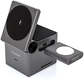 ChoeTech 15W 3-in-1 Magnetic wireless charger dock