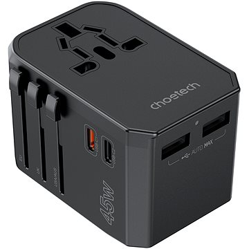 ChoeTech PD45W 2C + 2A Travel Wall Charger (US/EU/UK/AU)