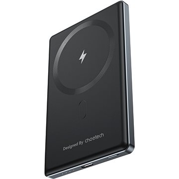 ChoeTech PD20W 5 000 mAh Ultra-thin magnetic power bank-SUPER SLIM only 8,9 mm Black