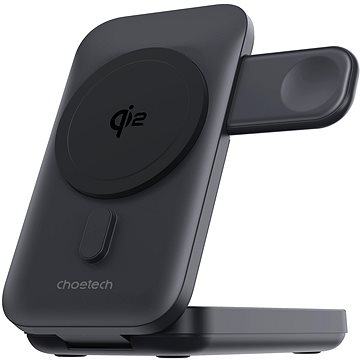 ChoeTech Qi2 Certified 3-in-1 magnetic charger holder with 10 000 mAh battery