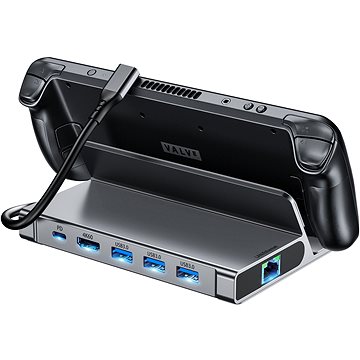 ChoeTech 6-in-1 TYPE-C TO PD + HDMI + USB 3.0 A/F*3 + RJ45 Steam Deck