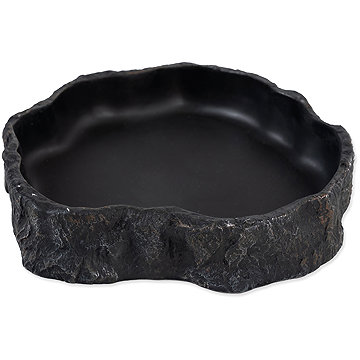 Repti Planet Miska na kŕmenie čierna 19,5 × 17,5 × 4,2 cm