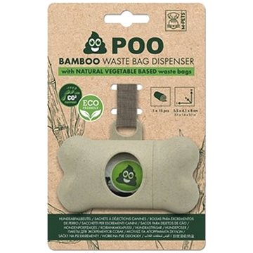 M-Pets POO Bamboo béžový 5,5 × 4,1 × 8,2 cm