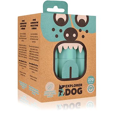 Explorer Dog Recyklované vrecká na psie exkrementy s vôňou mäty 270 ks