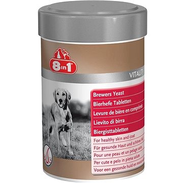 Kvasnice pivovarské pre psy, 8 in 1, 260 tbl - Doplnok stravy pre psov