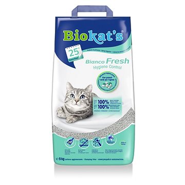 Biokat´s bianco fresh control 5 kg - Podstielka pre mačky
