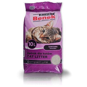 Super Benek Compact Lavender 10 l - Podstielka pre mačky