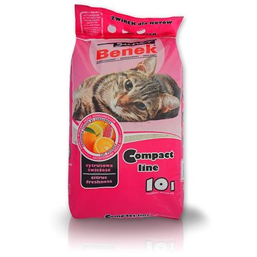 Super Benek Compact Citrus Freshness 10 l - Podstielka pre mačky