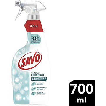 SAVO Bez Chlóru Antibakteriálny sprej 700 ml - Dezinfekcia